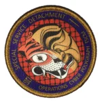 custom printed patches lion head