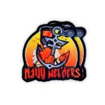navy welders sublimation patch